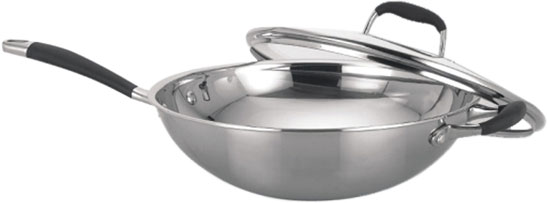 Sunpentown SK-7362
                                    Stainless Steel Wok with Lid