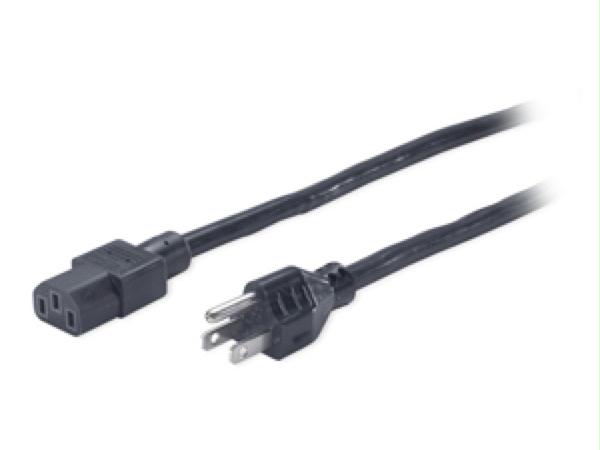 1ft Power Cord 5-15/c-13 10a/125v