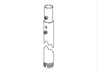 Peerless Industries Add018024 1824 In Adjustable Extension Column