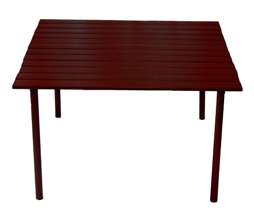 A2716r Red Low Aluminum Table