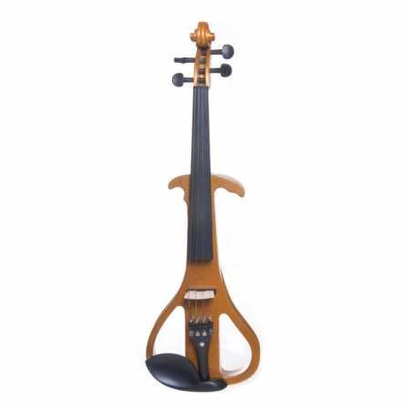 Cecilio CEVN4Y Yellow Maple Metallic Electric Silent Violin in Style 4