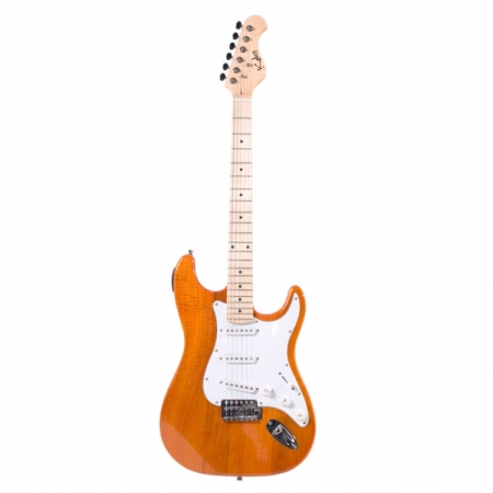 Cecilio EGPAB Amber Electric Guitar