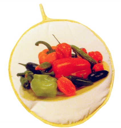 C.M.International TW00100 Tortilla Warmer Cookware Accessory  Peppers