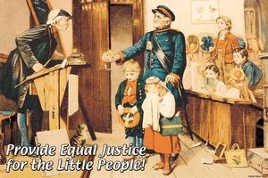 Buyenlarge 20656-xCG28 Provide Equal Justice For The Little People 28X42 Giclee On Canvas
