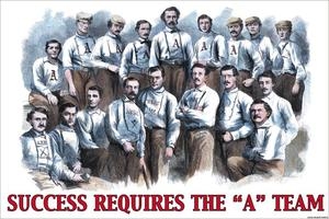 Buyenlarge 20589-xCG12 Success Requires The A Team 12X18 Giclee On Canvas