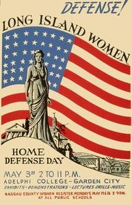 Buyenlarge 20933-xCG12 Defense! Long Island Women 12X18 Giclee On Canvas
