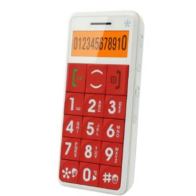 Just5 J509RED Cell Phone Red