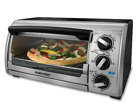 Black  Decker TRO480BS 4Slice Toaster Countertop Oven