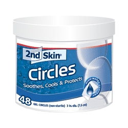 Spn136 2nd Skin Jars 3 Inch Circles 48-jar