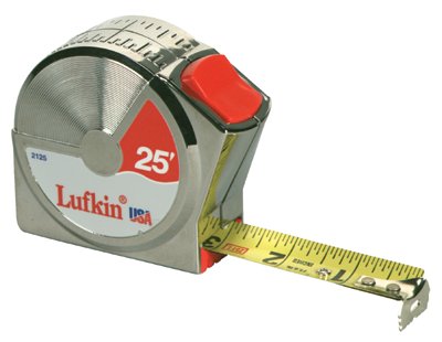 Cooper Hand Tools Lufkin 1822048CME 44182 7.6Mx25Mm Power Measuring Tape