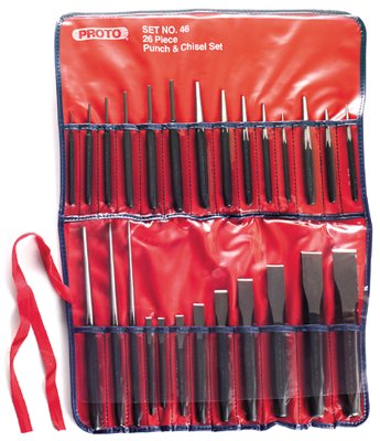 Proto 577-3 5 Pc Punch & Chisel Set Proto 577-3 5 Pc Punch & Chisel Set