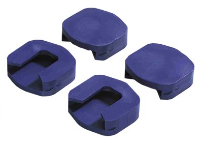 586-40153 Two Pair Large Blue Soft Swivel Pads