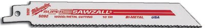 Milwaukee Electric Tools 49548005092 6 Inch 10Tpi Super Sawzall B