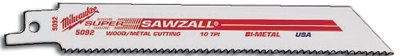 Milwaukee Electric Tools 49548016092 Super Sawz 10T 6L 50 Pk