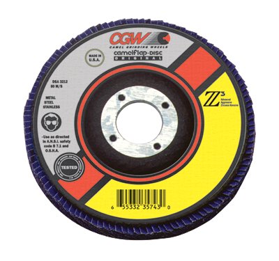 CGW Abrasives 421-54002 4-1-2X7-8 Z3-40 T27 Ultimate Flap Disc CGW Abrasives 421-54002 4-1-2X7-8 Z3-40 T27 Ultimate Flap Disc