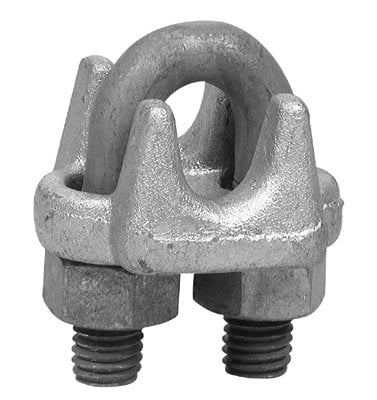 1-8 Inch 1000-g Wire Rope Clip Forged Carb