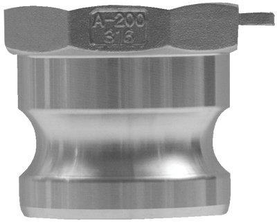 238-G200-A-AL 2 Inch Global Type A Adapter- Aluminum