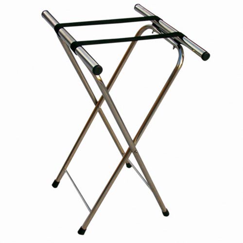 Aarco Products Cts Chrome Folding Tray Stand
