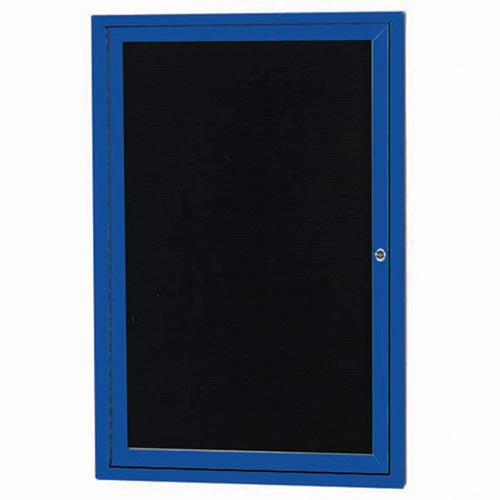 UPC 769593000063 product image for 1-Door Outdoor Enclosed Directory Cabinet - Blue | upcitemdb.com