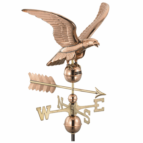 Good Directions 955P Standard Size Weathervanes Smithsonian EaglePolished Copper