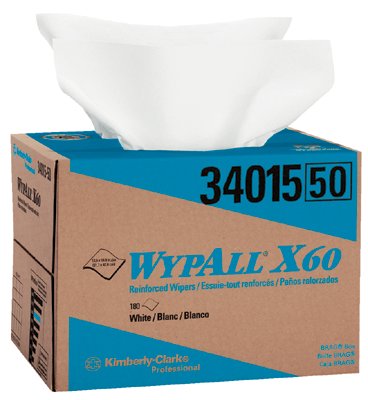 Kimberly-Clark Professional 412-34015 12 Inchx16 Inch White Ball Terrywipe 180 Per Box Kimberly-Clark Professional 412-34015 12 Inchx16 Inch White Ball Terrywipe 180 Per Box