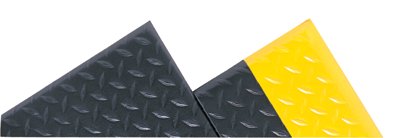 550-419S0023BY 2'X3' #419 Diamond Sof-Tred Floor Mat Black-Yell