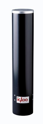 385-8242 4-4.5oz. Cup Dispenser Black Plastic