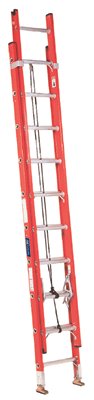 24' Fiberglass Xhd Extension Ladder D-rung
