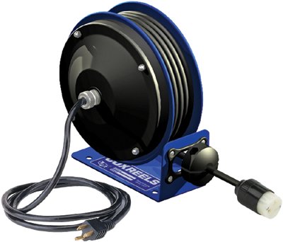 Compact Power Cord Reel 12-3 X 30' Quad Ind