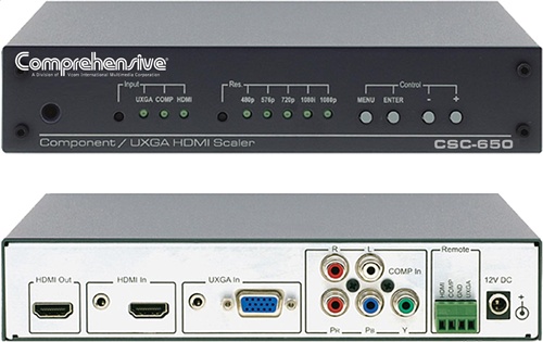 Comprehensive CSC-650 Component and VGA Video and Stereo Audio to HDMI Converter