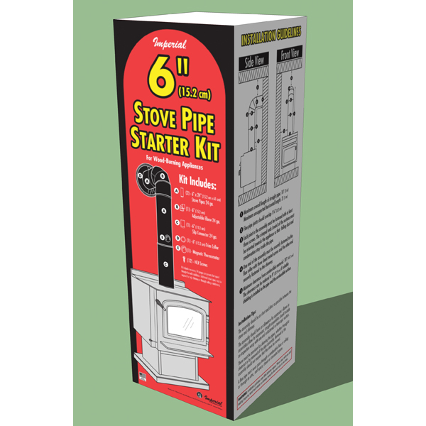 Imperial Manufacturing Group Imperial 6 Inch Stovepipe Starter Kit
