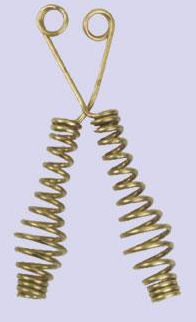 Chimney 41631 Brass Fireplace Spark Screen Pulls with One Pair