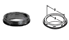 M & G Duravent 8dt-fc 8 Inch Duratech Finishing Collar Needed In Wall Installations Doesn't Come With Adaptor