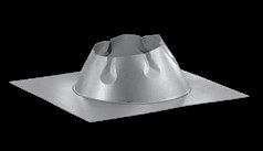 M & G Duravent 8dt-f6dsa 8 Inch Dura-tech Dead Soft Aluminum Roof Flashing 0/12 - 6/12 Pitch