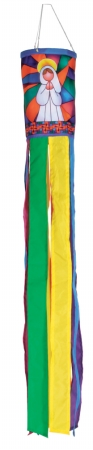 169273 Stained Glass Angel Windsock