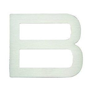 Atlas PGNBSS House Numbers Stainless Steel 4 In Paragon Letter B