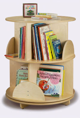 Wb0502 Two Level Carousel Book Stand