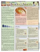 BarCharts Inc. 9781423202271 Chef s Guide To Stocks amp;amp;Sauces Pack of 3