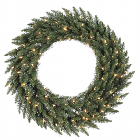 Vickerman A861084 84 in. Camdon Fir Wreath DuraLit