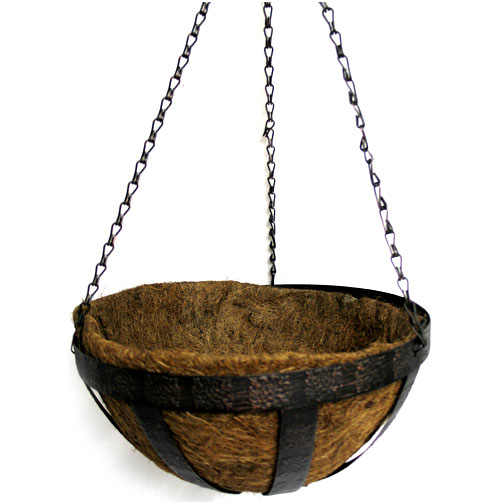 Woodstream Cobraco 619053 14 in. Embossed Hanging Basket