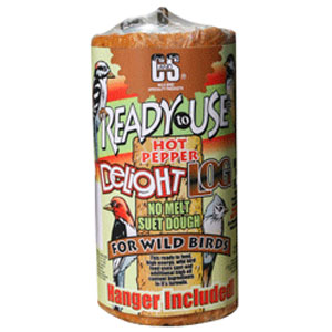 C And S Products 428429 RTU Hot Pepper Delight Suet Log