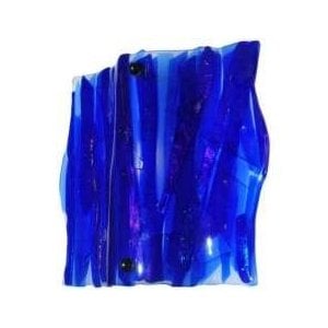 107085 11 In. W Azul Fused Glass Wall Sconce