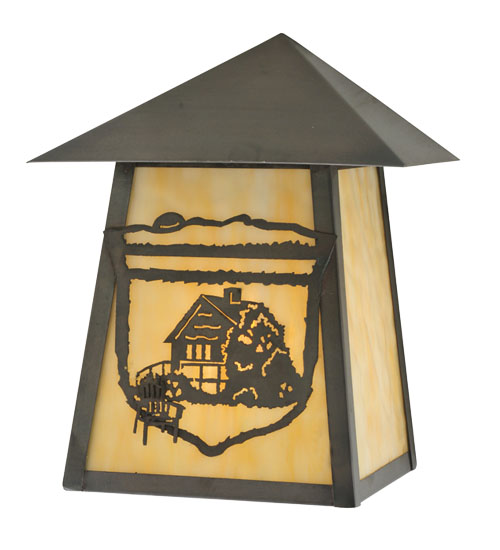 116861 9 In. W Lake Clear Lodge Cabin Wall Sconce