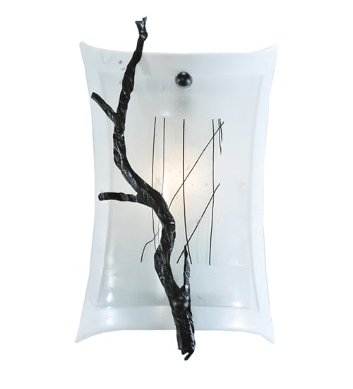108602 9 In. W Twigs Fused Glass Wall Sconce