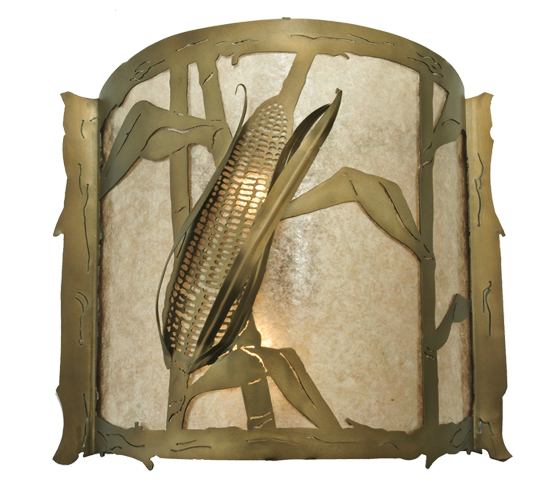 115658 17 In. H X 17.5 In. W Corn Wall Sconce
