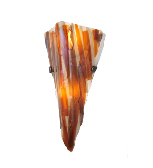 107884 8 In. W Marina Fused Glass Wall Sconce