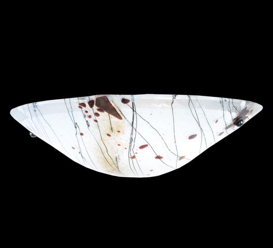 109134 18 In. W Ramoscelli Fused Glass Wall Sconce