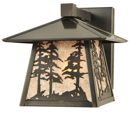 111694 8 In. W Tall Pines Stillwater Wall Sconce