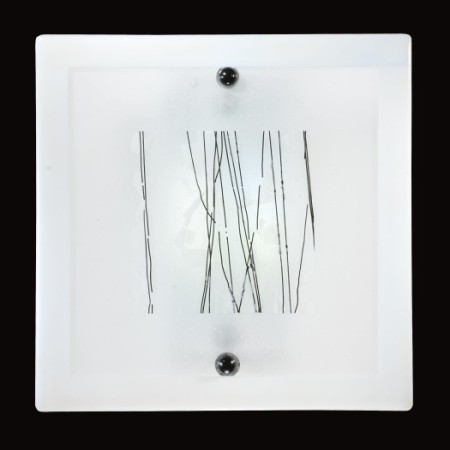 111927 12 In. W Twigs Led Fused Glass Wall Sconce