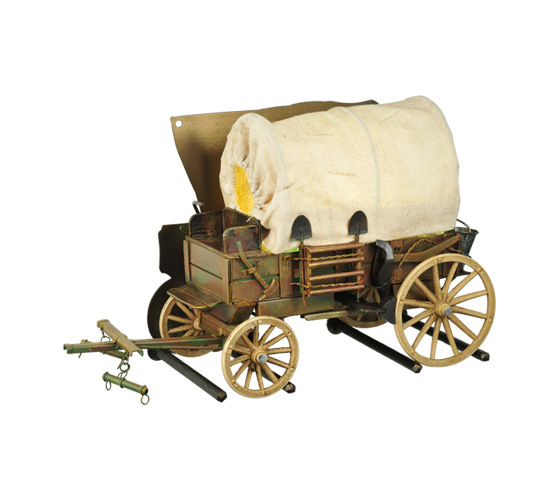 107372 19 In. W Covered Wagon Wall Sconce